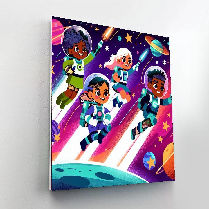 Galaxy Ranger Mission Painting Number Kit