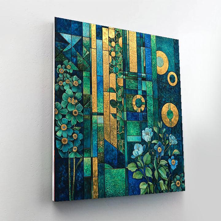 Gustav Klimt Inspired Patterns Of Serenity  Paint By Numbers Kits