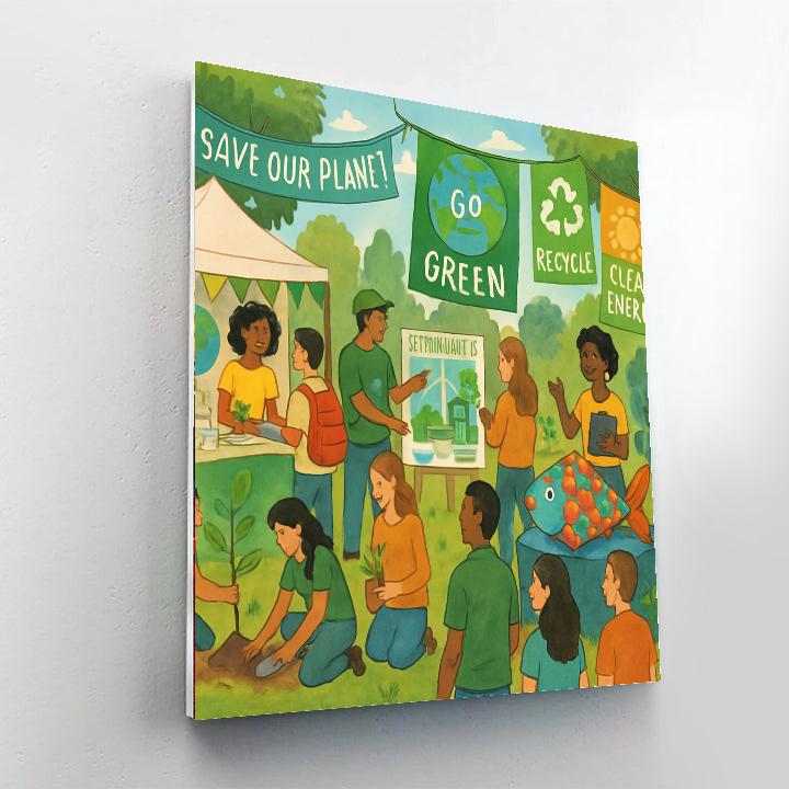 World Environment Day Festival - Various Countries DIY Paint By Numbers