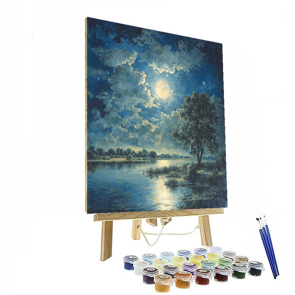 Johannes Vermeer Inspired Silent Reverie  DIY Paint By Numbers