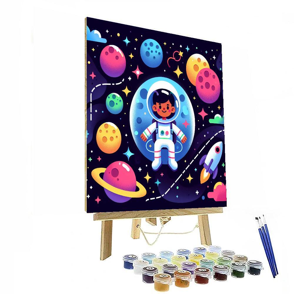 Cosmic Galaxy Explorer Paint By Number