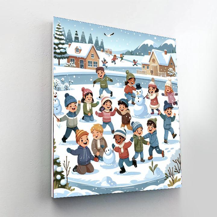 Winter Wonderland Play Paint By Numbers Kits