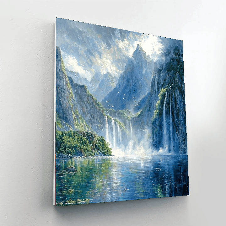 Milford Sound - Fiordland National Park Numbered Painting Kits