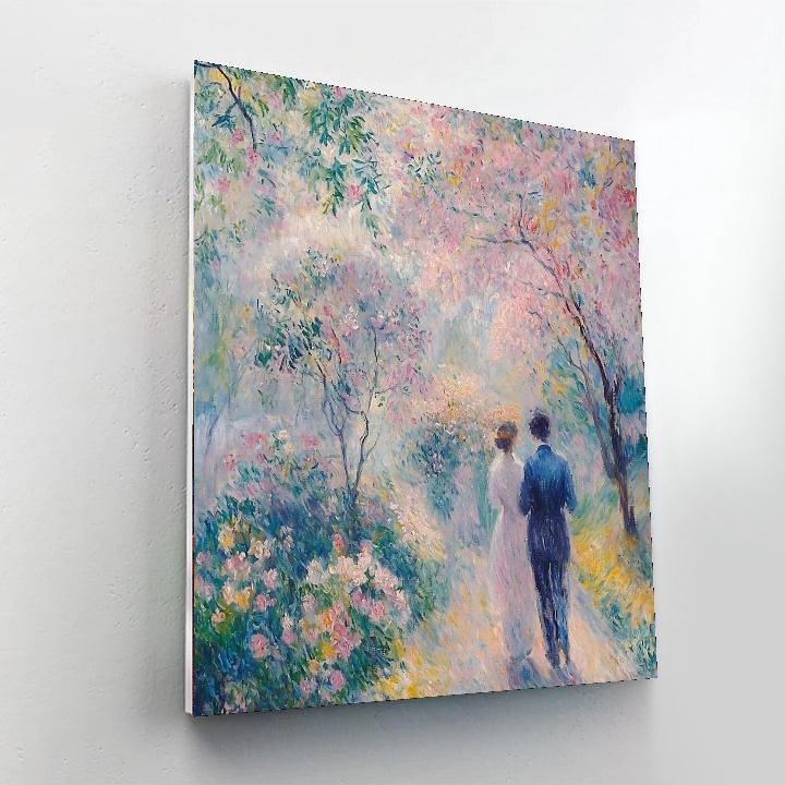 Pierre-Auguste Renoir Inspired Romantic Blossom Serenity  Painting By Numbers Kit