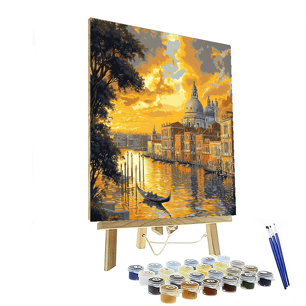 Canaletto Inspired Whispers Of The Past  Paint By Numbers Art