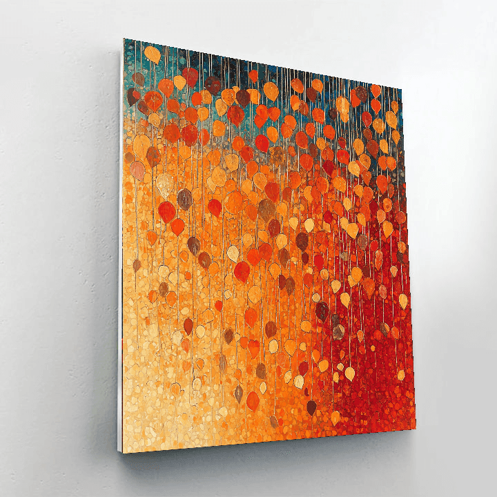 Gustav Klimt Inspired Dance Of The Leaves  Paint By Numbers Art