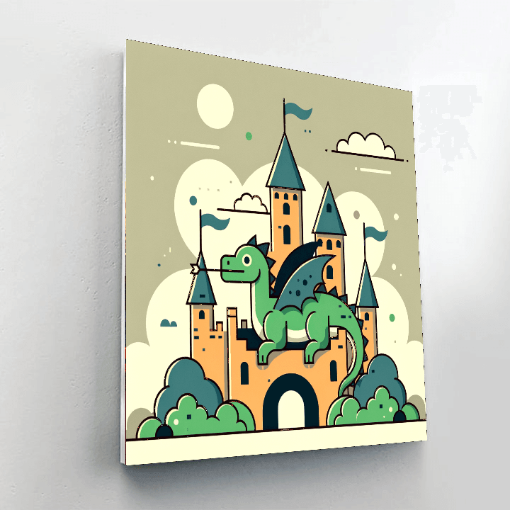 Fantasy Dragon's Kingdom Paint By Numbers Kits