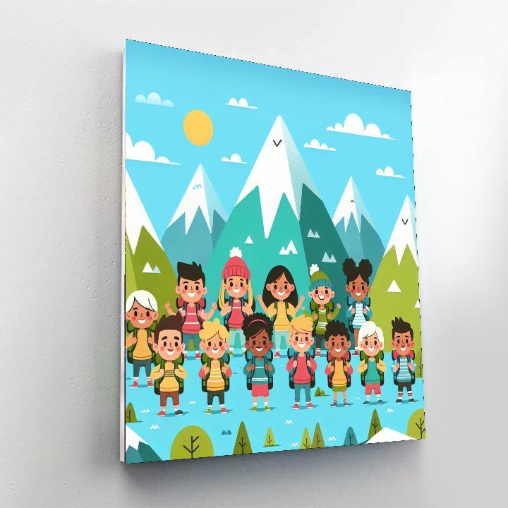 Mountain Expedition Quest Paint By Number