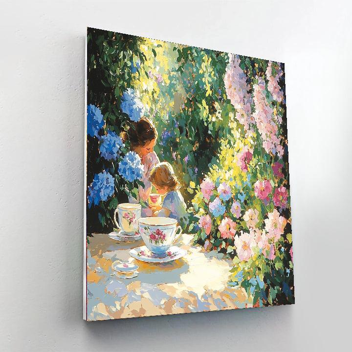 Afternoon Tea With Mom Painting Number Kit