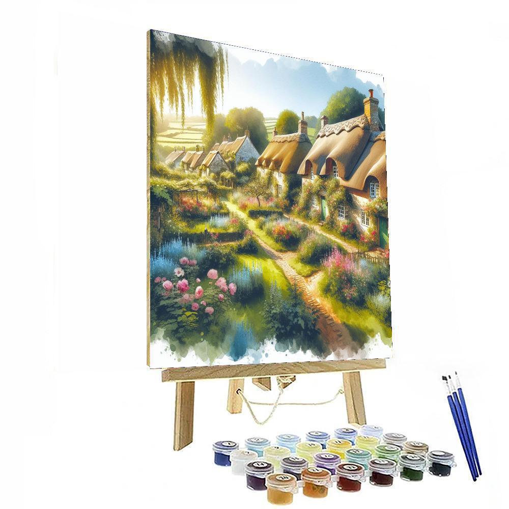 Countryside Cottages Serenity Numbered Painting Kits