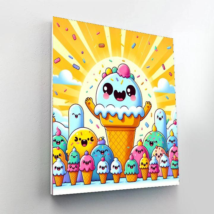 Gigantic Ice Cream Party Paint By Numbers Kits