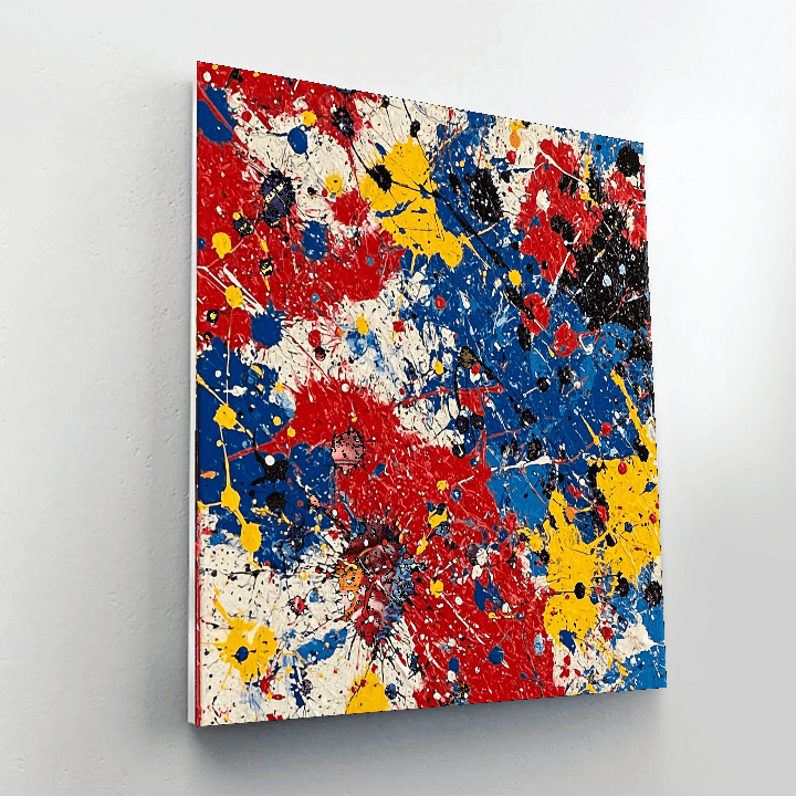 Jackson Pollock Inspired Abstract Expressions  Paint By Numbers Art