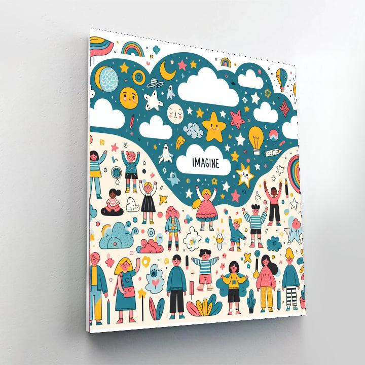 Doodle Dreamland Paint By Numbers