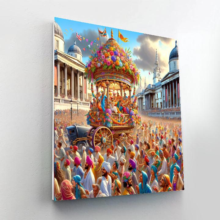 Rath Yatra - London, United Kingdom Numbered Painting Kits