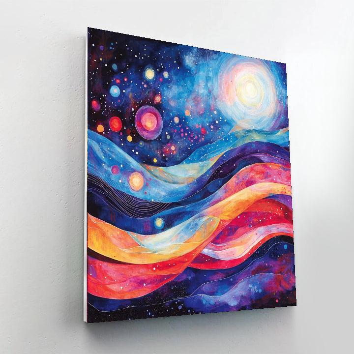 Paul Klee Inspired Rhythms Of The Cosmos  Painting Number Kit