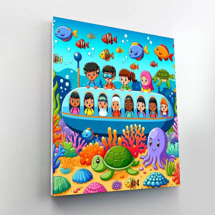 Explorer's Ocean Odyssey Number Painting