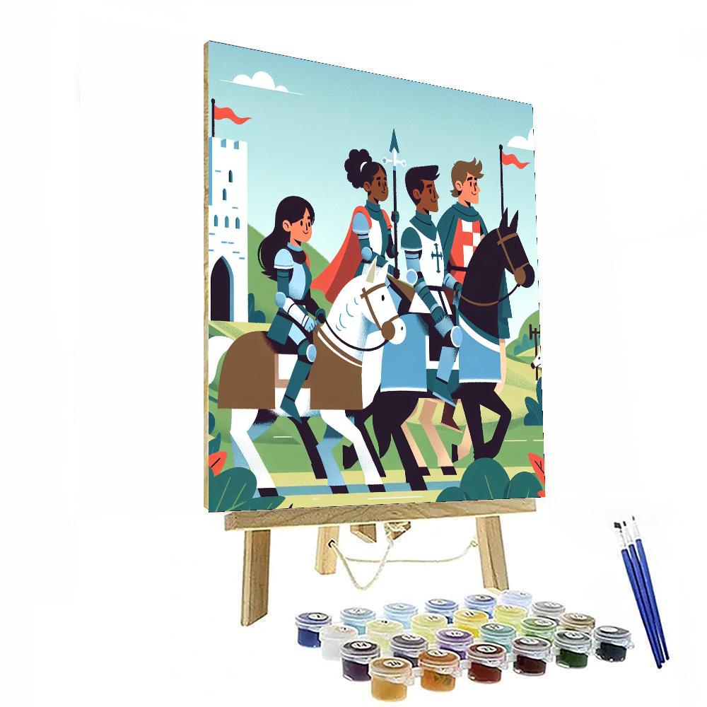 Knight's Valor Adventure Paint By Number