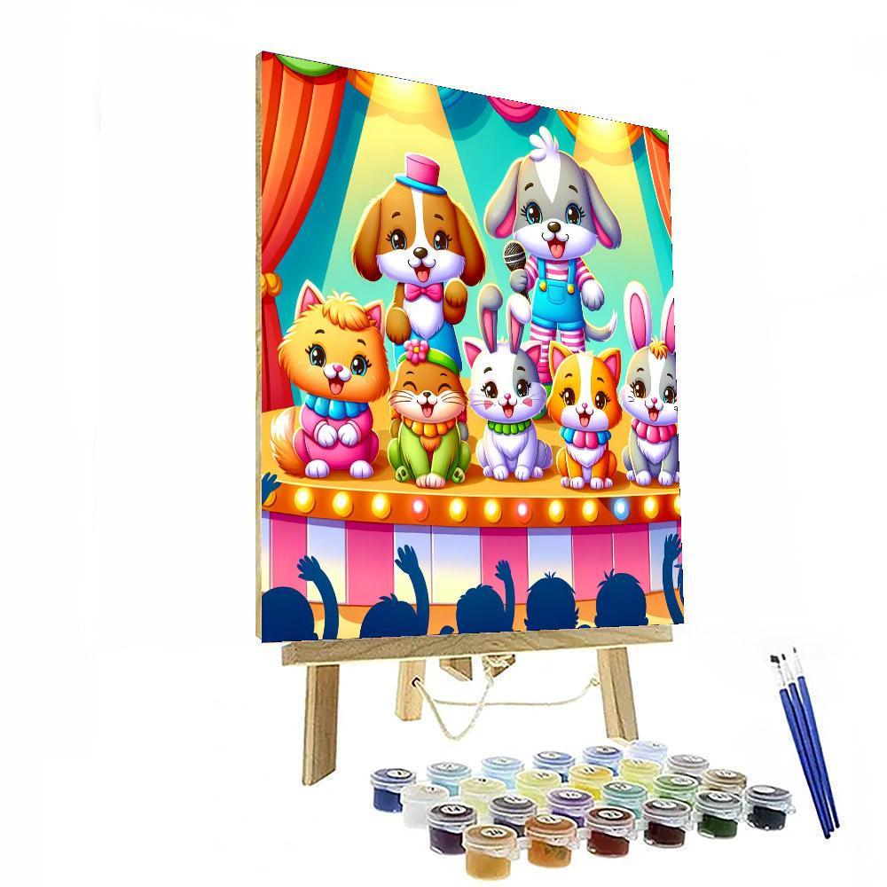 Charming Pet Show Painting Number Kit