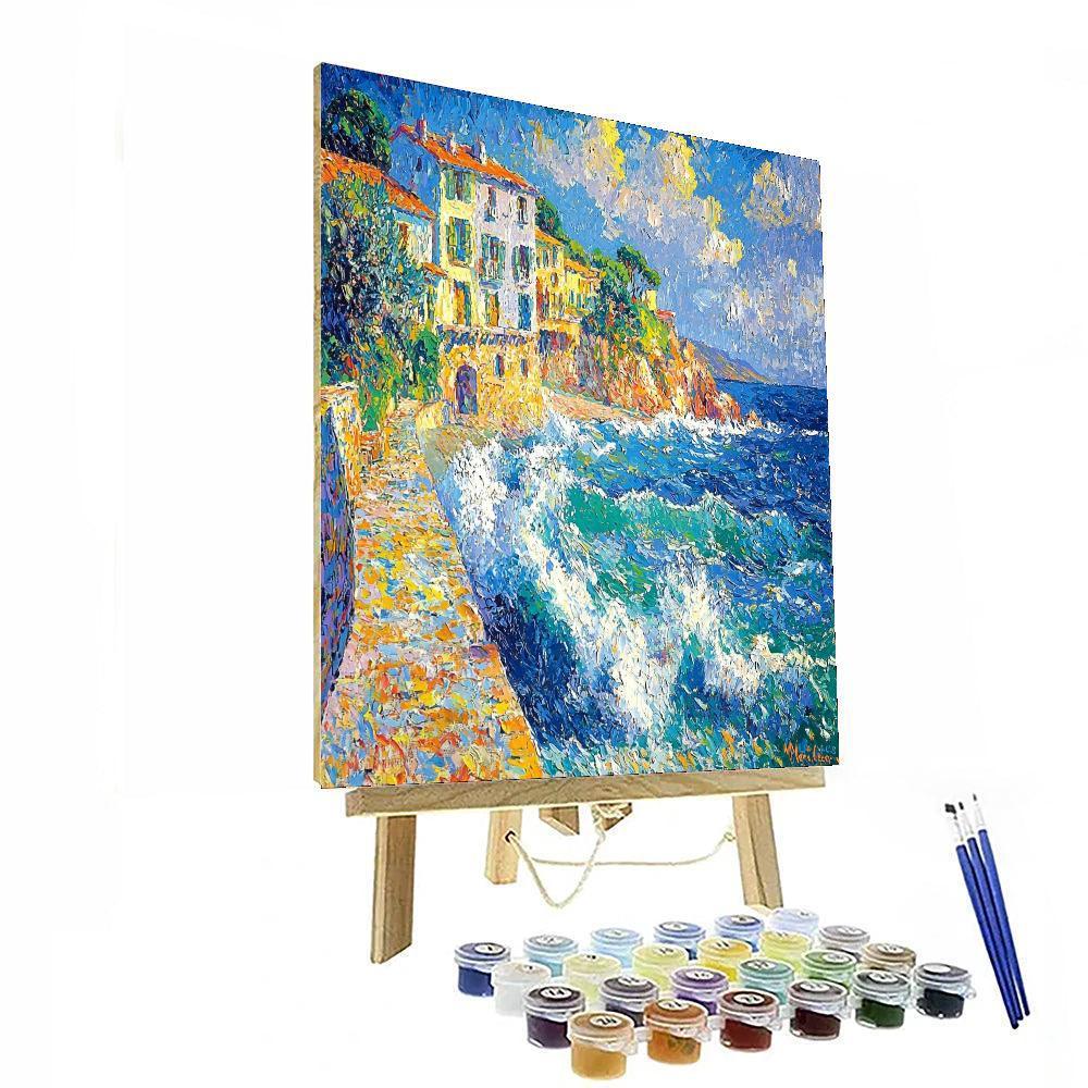 Henri Matisse Inspired Vivid Coastal Escape  Paint By Numbers Kits