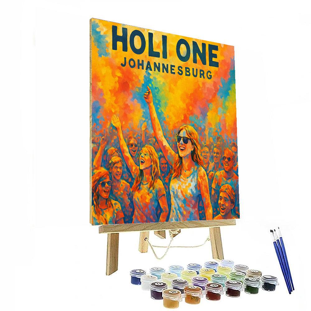 Holi One Festival - Johannesburg Numbered Painting Kits