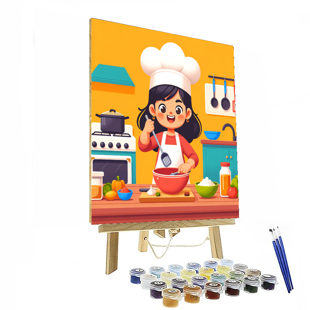 Little Chef's Kitchen DIY Paint By Numbers