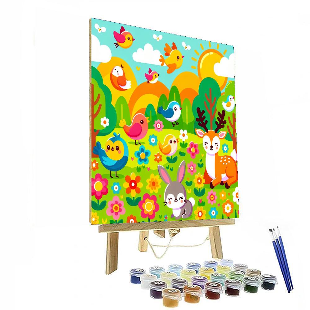 Joyful Nature Exploration Painting Number Kit