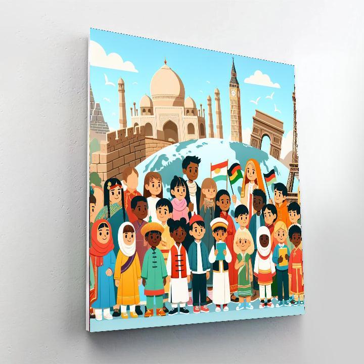 Cultural Heritage Expedition Painting Number Kit