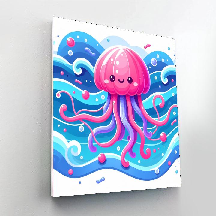 Jumping Jellyfish Paint By Number