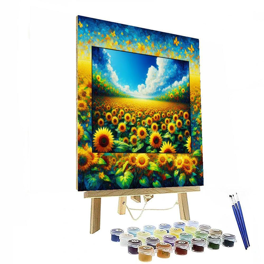 Summer Bloom Painting By Numbers Kit