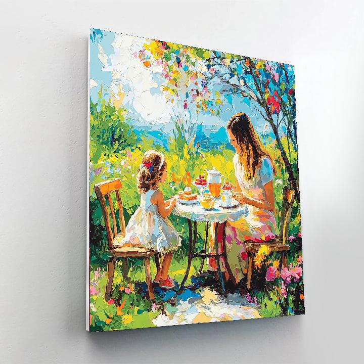 Tender Tea Time Painting Number Kit