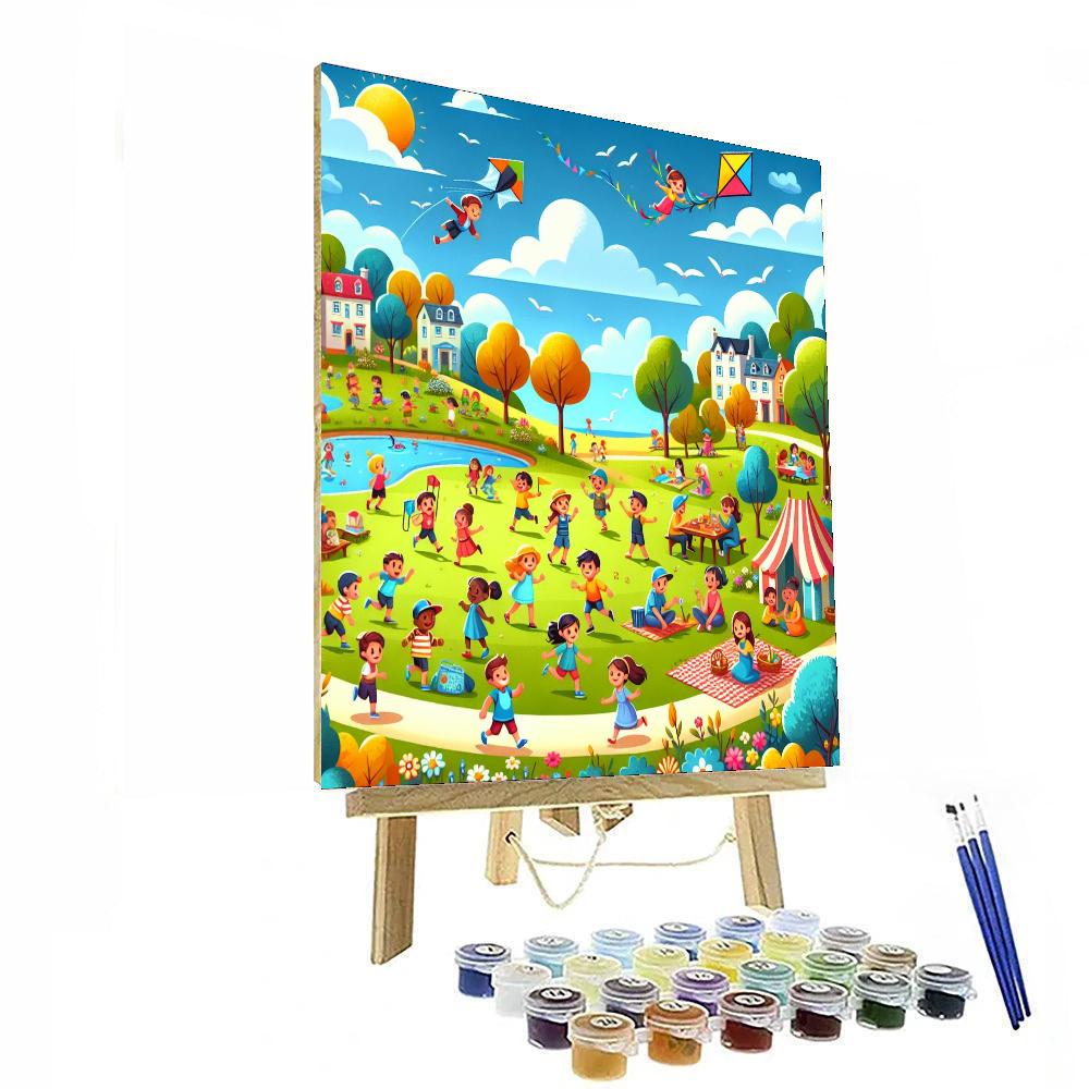 Sunny Park Fun Painting By Numbers Kit