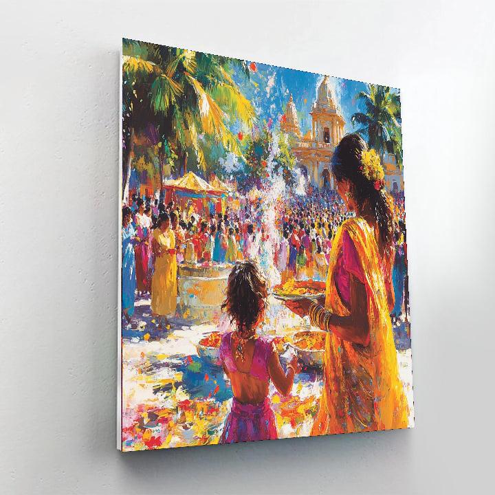 Joyous Festival Colors DIY Paint By Numbers