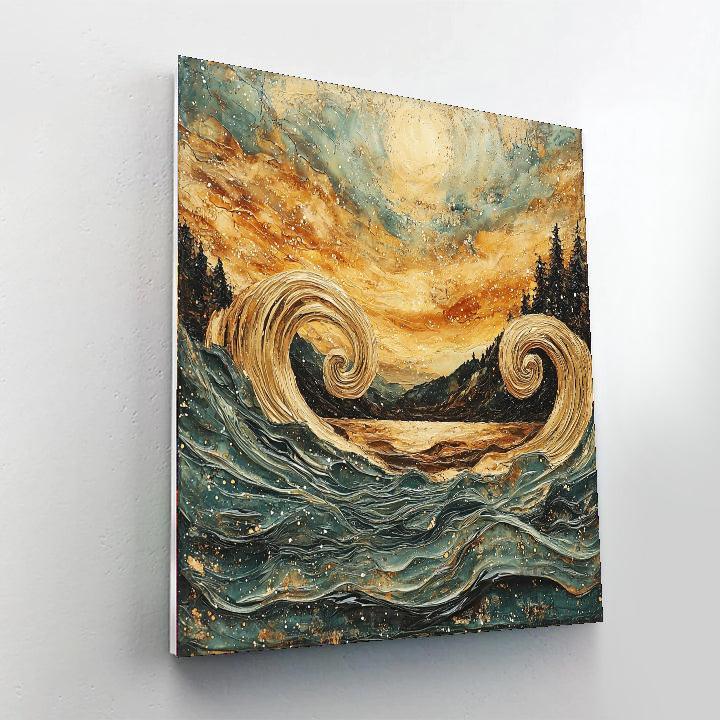 Michelangelo Inspired Ancient Winds  Painting By Numbers Kit