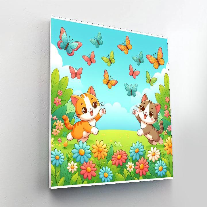 Adventurous Kittens Paint By Color