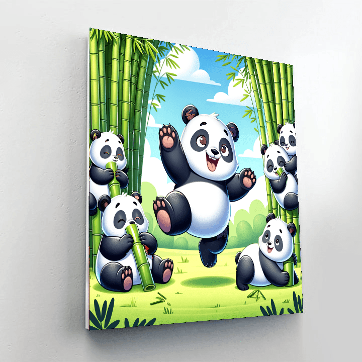 Panda Playground Paint By Color