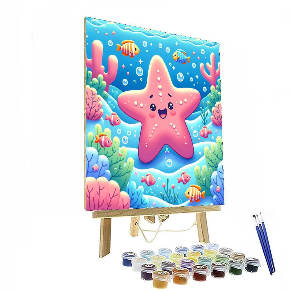 Underwater Adventure Starfish Number Painting