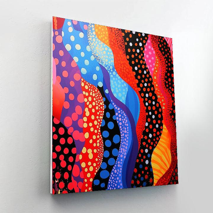 Yayoi Kusama Inspired Kaleidoscope Of Emotions  DIY Paint By Numbers