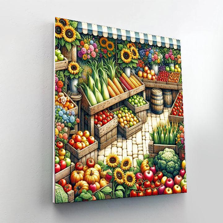 Charming Farm Fresh Market Paint By Color