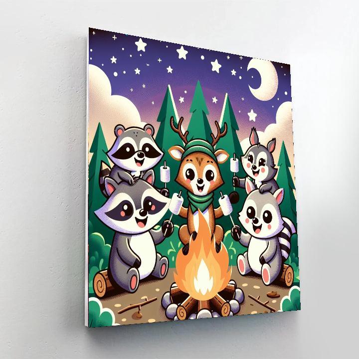 Cozy Campfire Stories Paint By Numbers