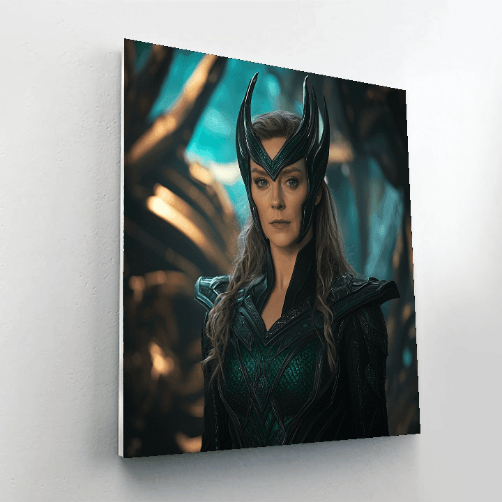 Cate Blanchett: The Regal Grace Of Hela Paint By Numbers Art