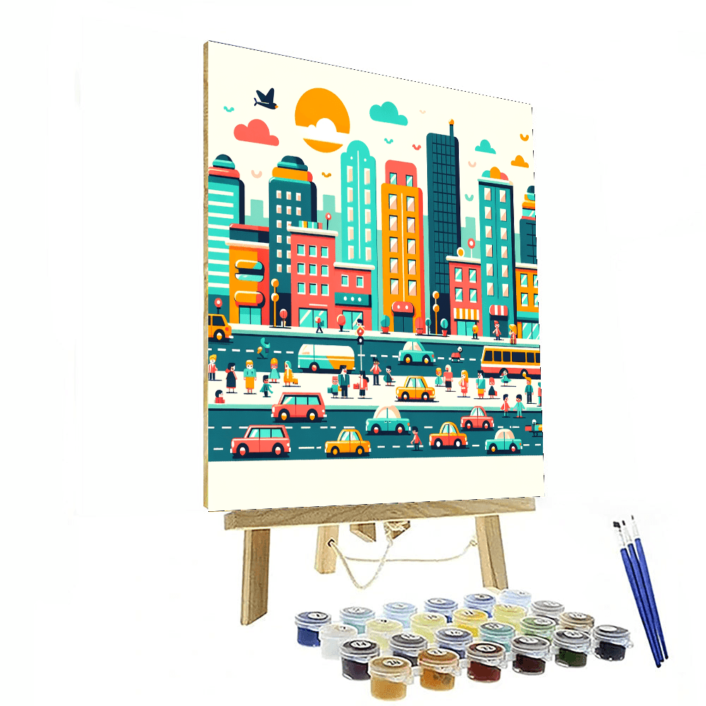 City Traffic Fun - DIY Painting By Numbers Kit – Artistry Rack