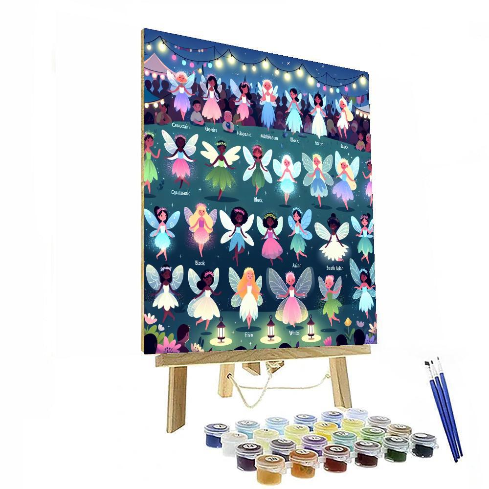 Fairy Festival Of Lights Numbered Painting Kits