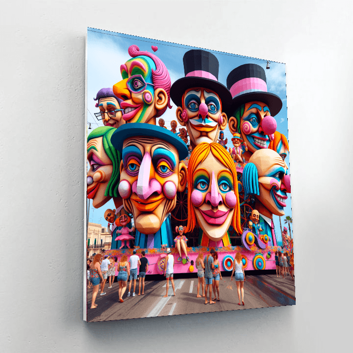 Carnevale Di Viareggio - Tuscany Painting By Numbers Kit