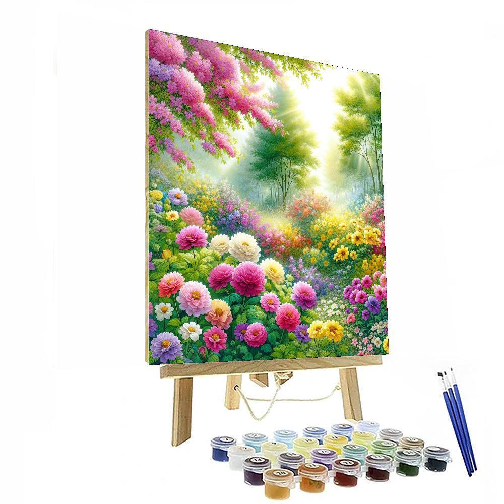 Bright Spring Blooms Paint By Color