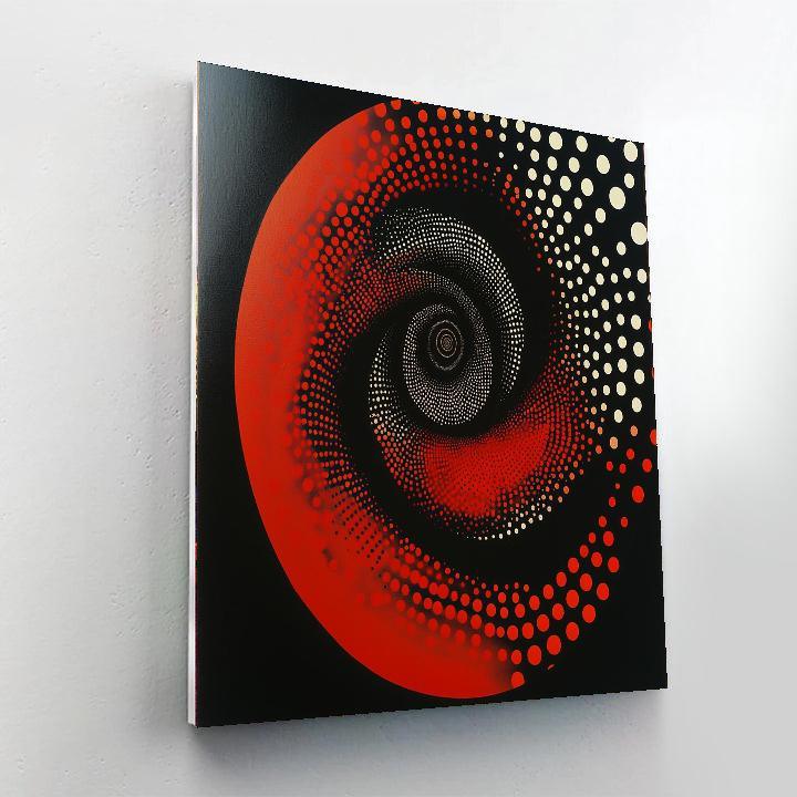 Yayoi Kusama Inspired Vortex Of Infinity  Paint By Number