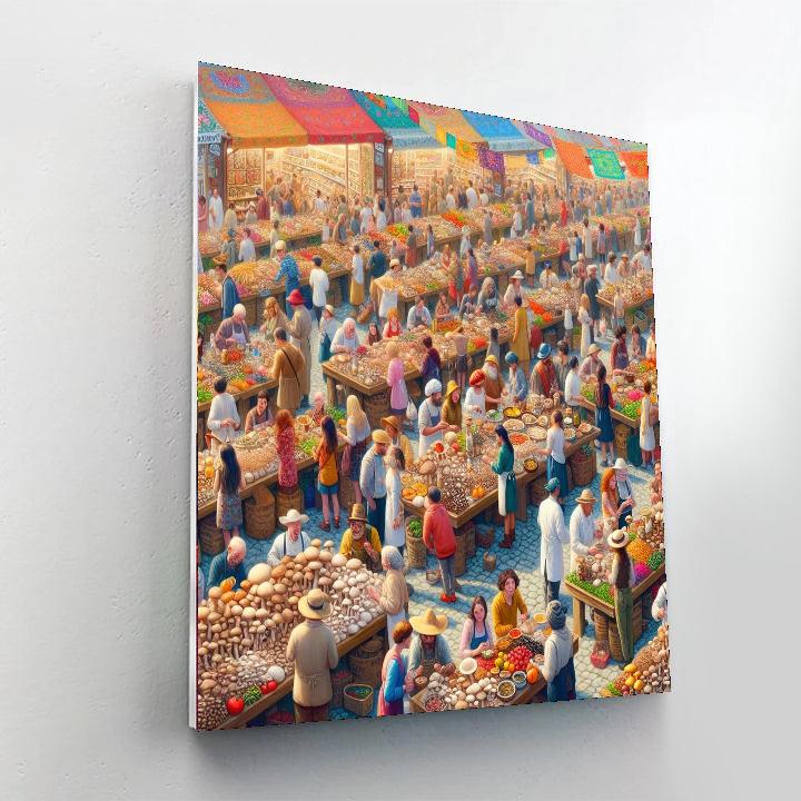 Bologna's Fiera Del Fungo Paint By Numbers