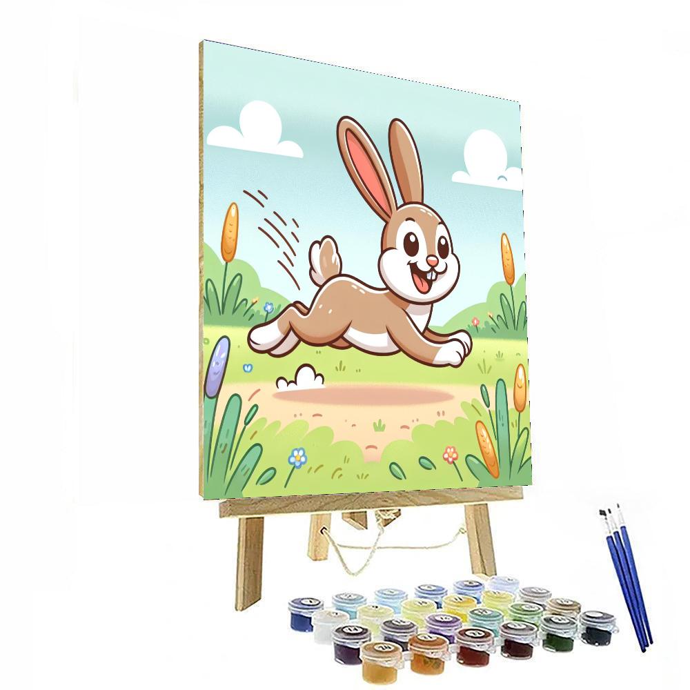 Jovial Jackrabbit Paint By Numbers Art