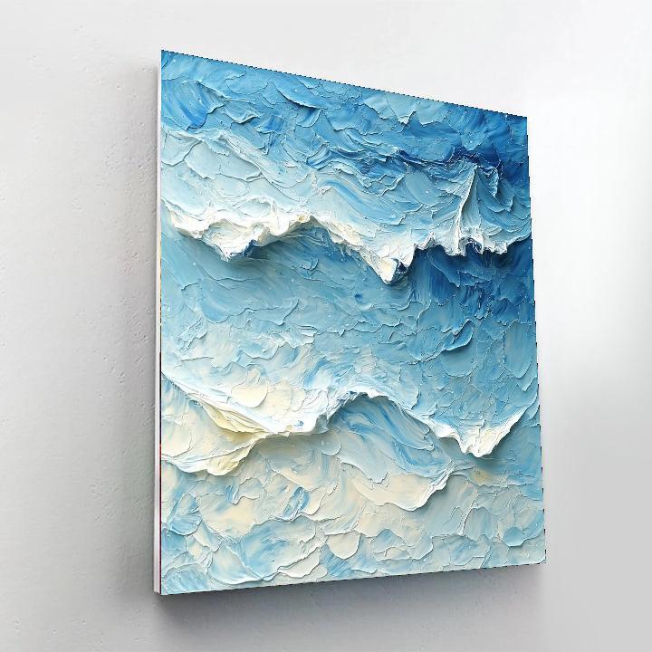 Michelangelo Inspired Harmony Of The Waves  DIY Paint By Numbers