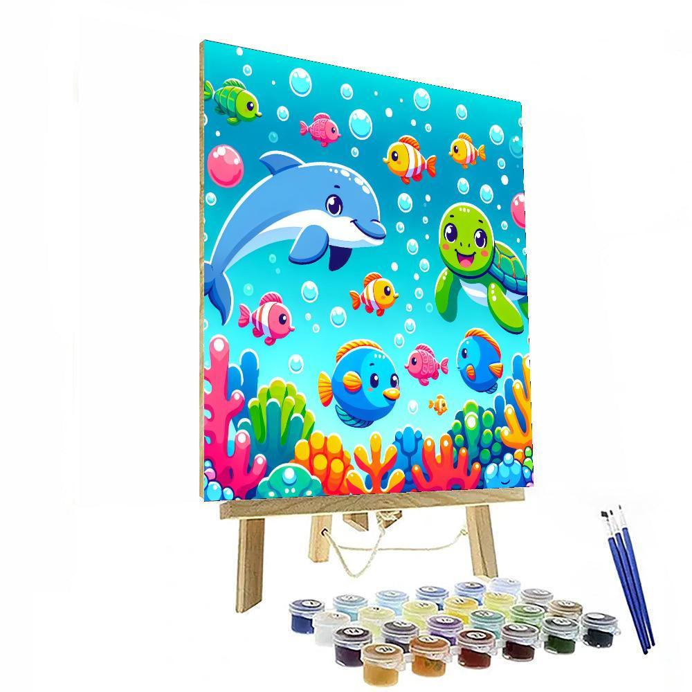 Magical Seaside Painting By Numbers Kit