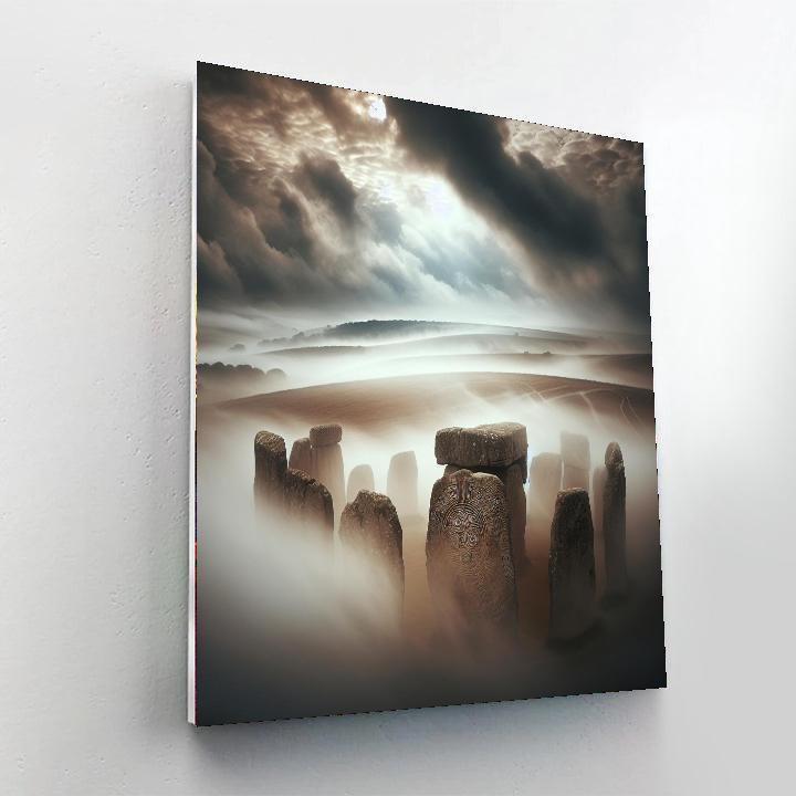 Celtic Stone Circle Mystery Paint By Color